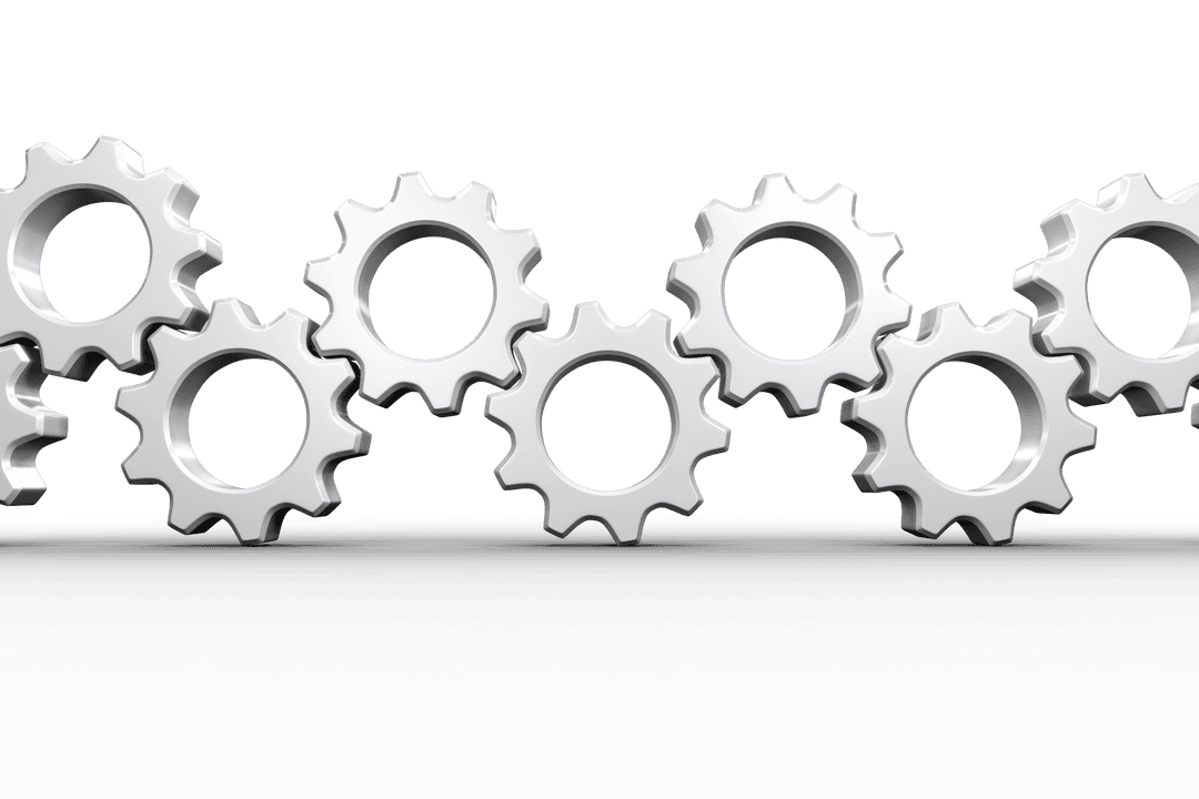 Transparent Silver Cogs for Engineering Concepts - Download Free Stock Images Pikwizard.com