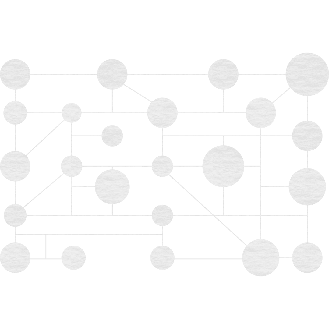 Transparent Network of Interconnected Circles