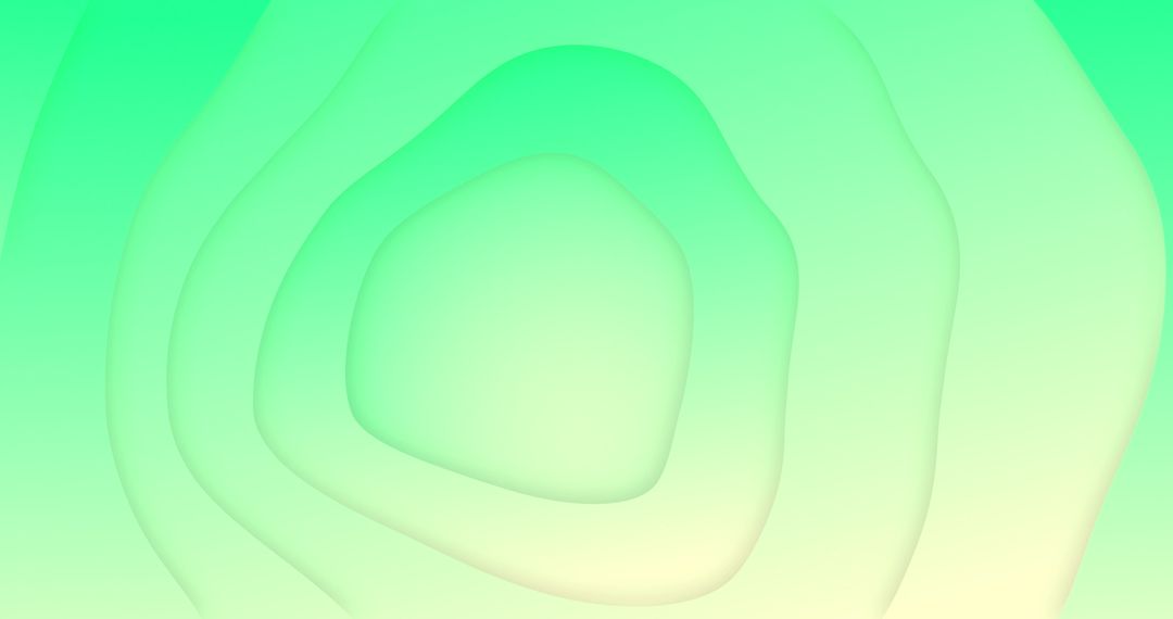 Mesmerizing Green Gradient Waving Lines in Seamless Loop