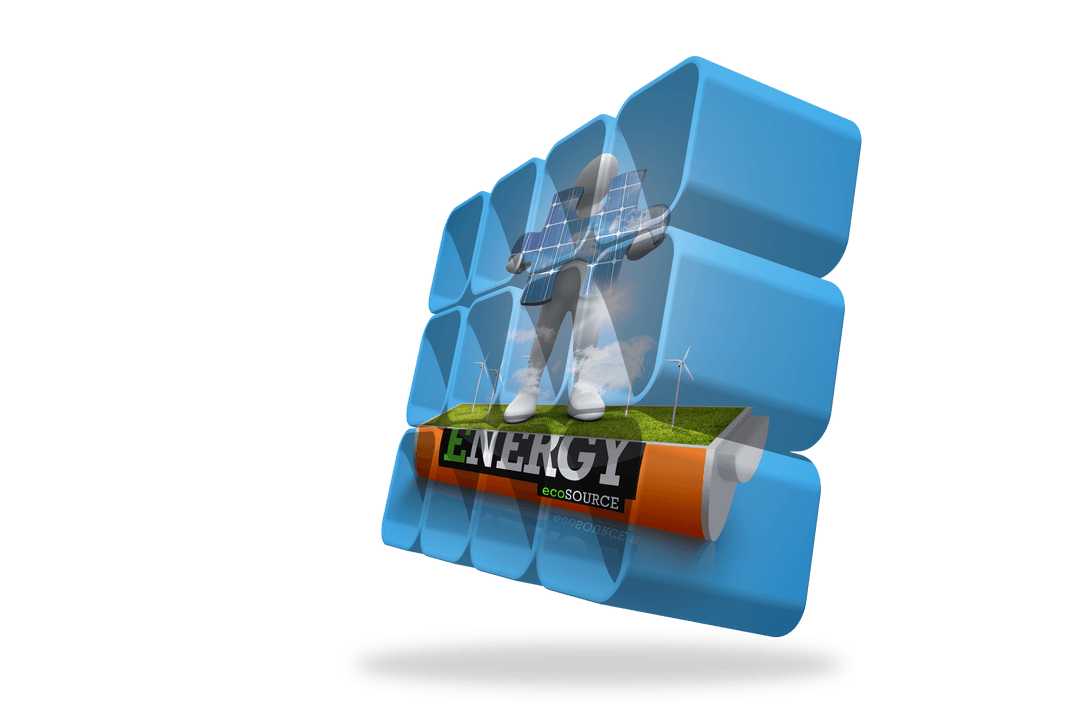 transparent energy cube with eco graphics and abstract components - Download Free Stock Images Pikwizard.com