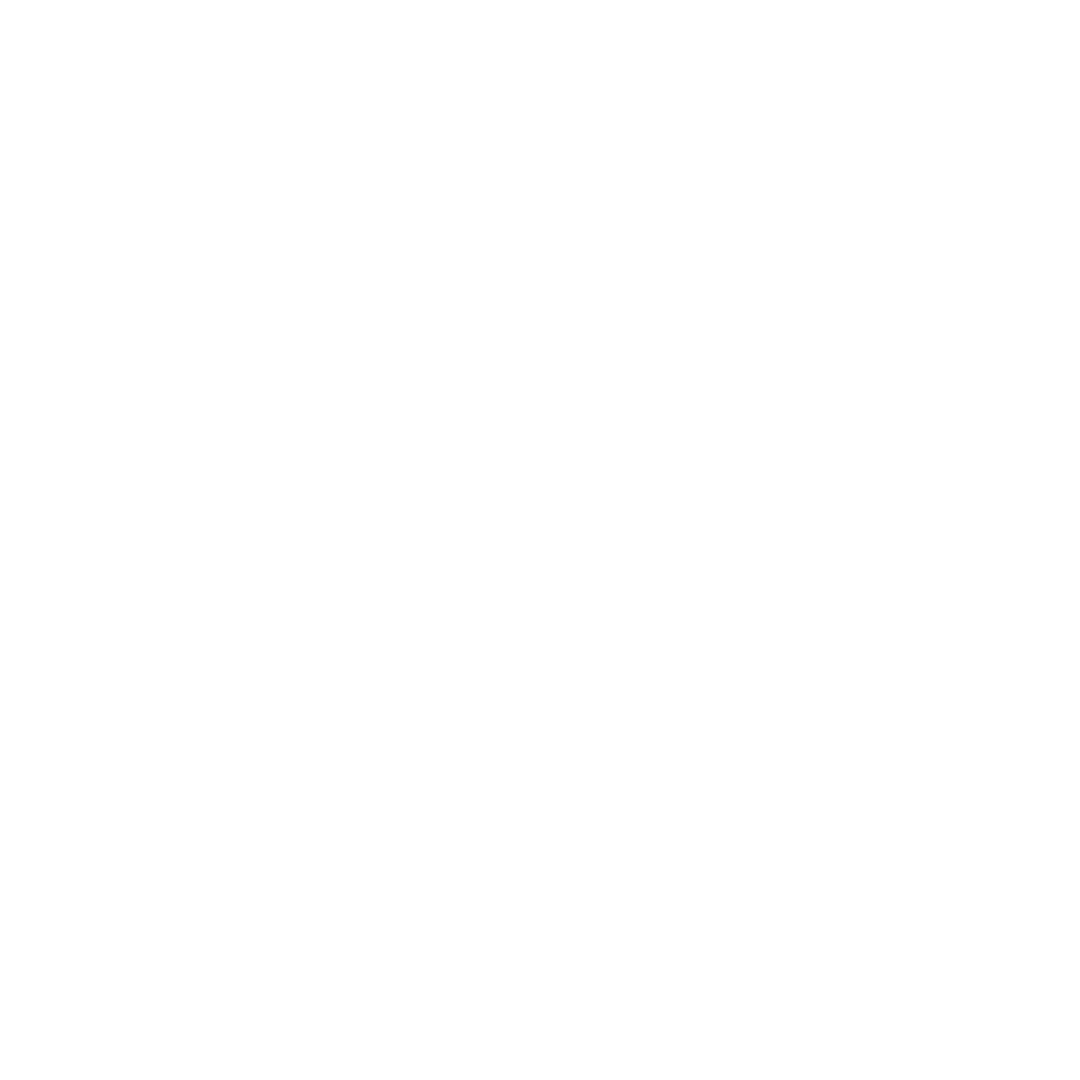 White Floral Pattern on Transparent Background