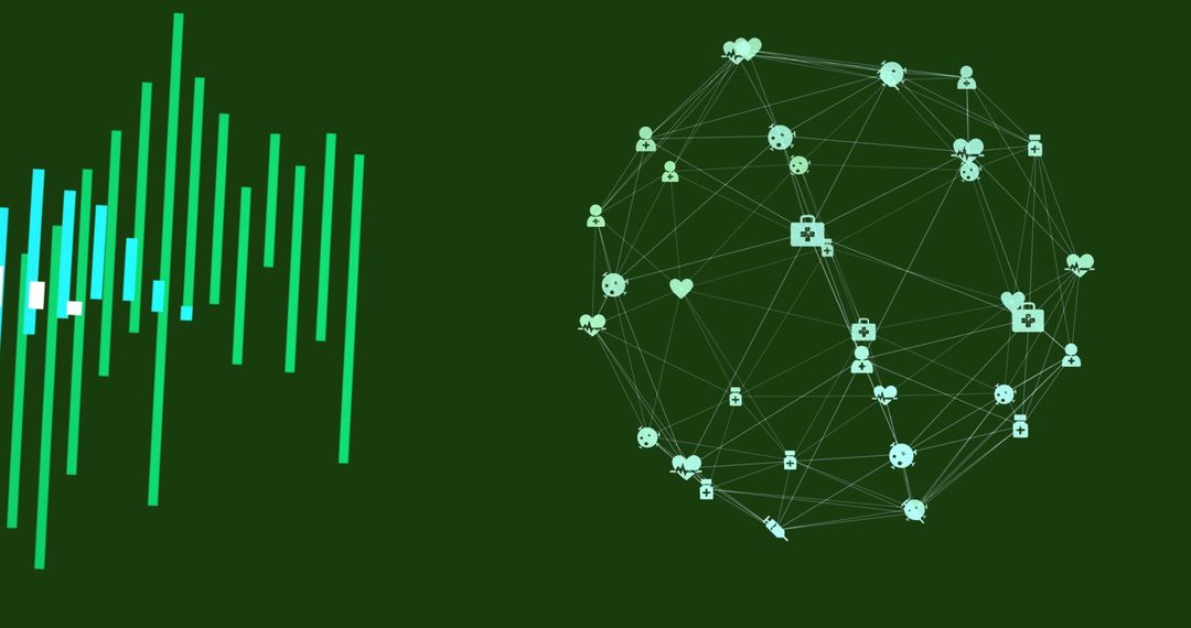 Global Finance Data Processing Network Concept