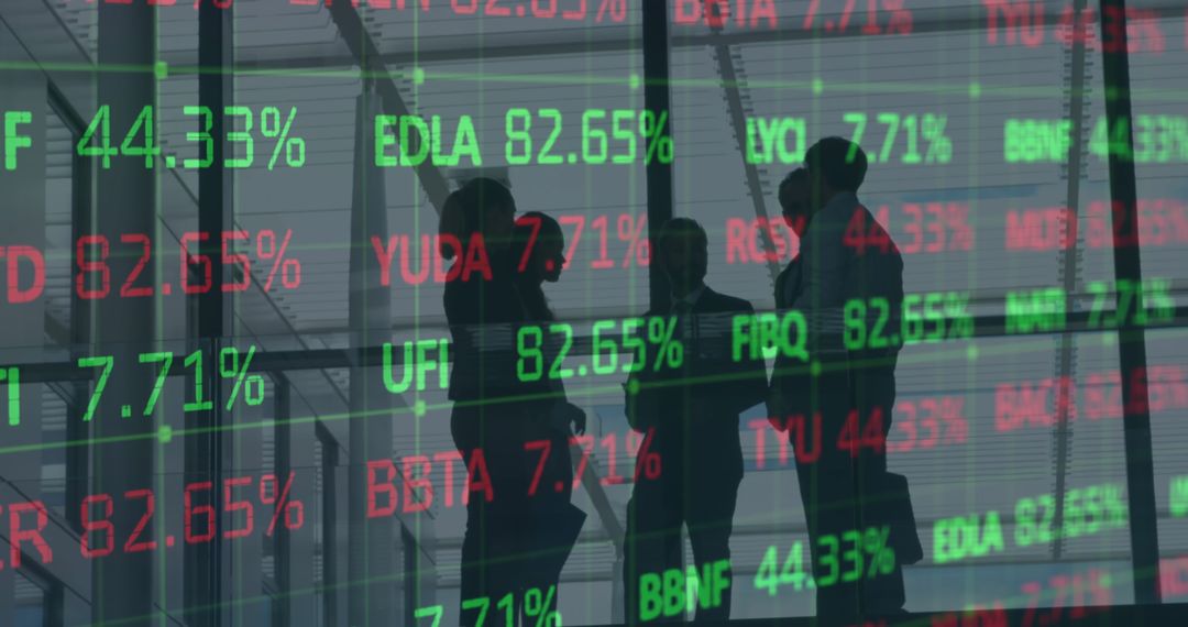 Business Team Analyzing Global Stock Markets