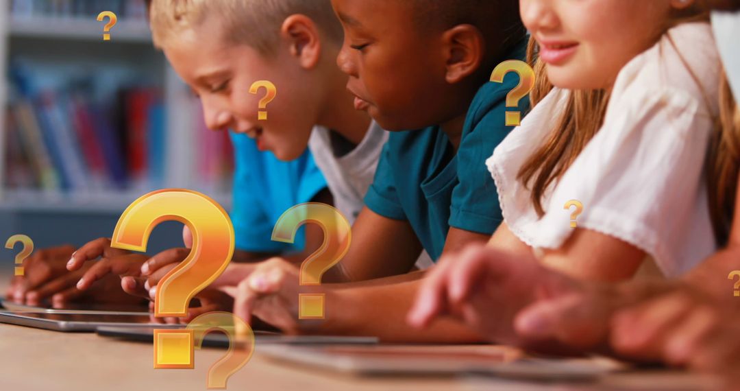 Curious Children Using Tablet Devices in Classroom Learning