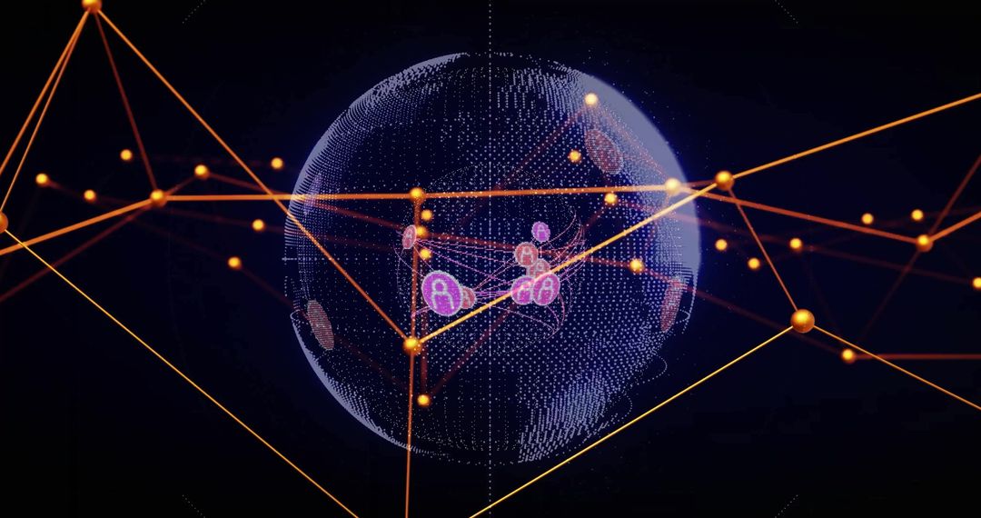 Global Network Data Processing Concept with Digital Globe