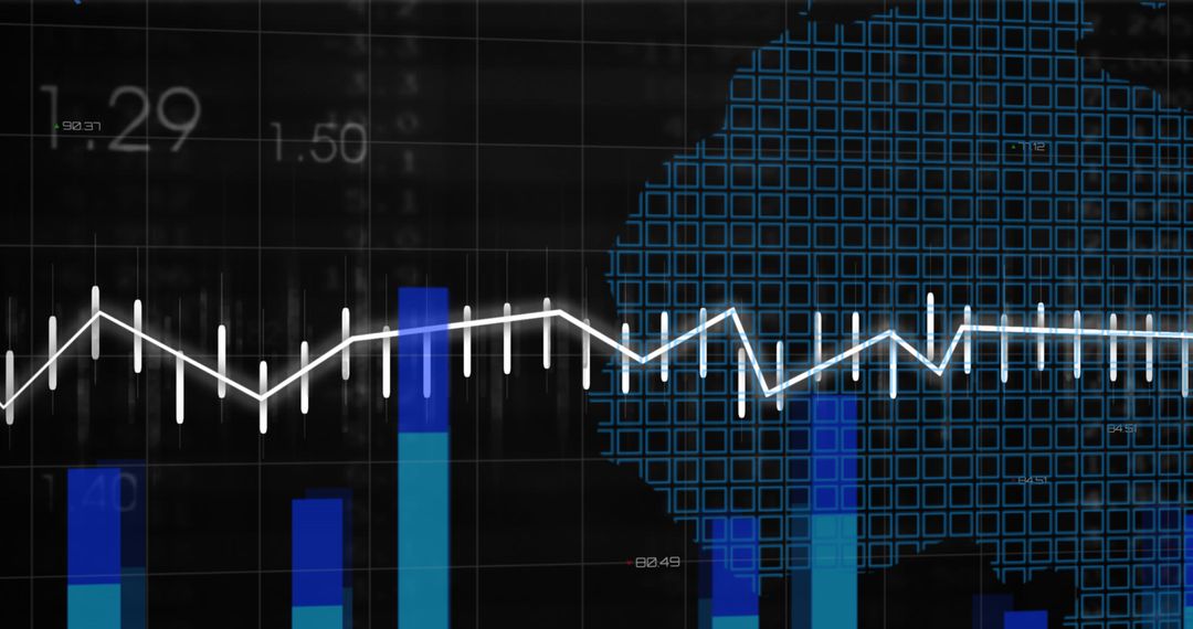 Global Financial Data Analysis with World Map Visualization
