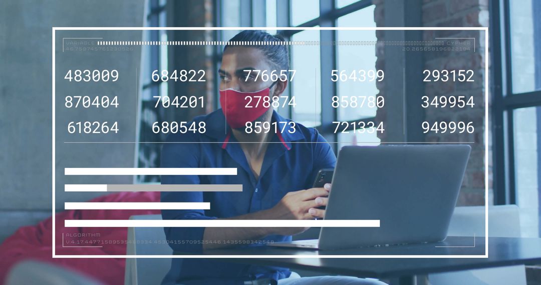 Data Specialist Analyzing Digital Insights in Modern Office