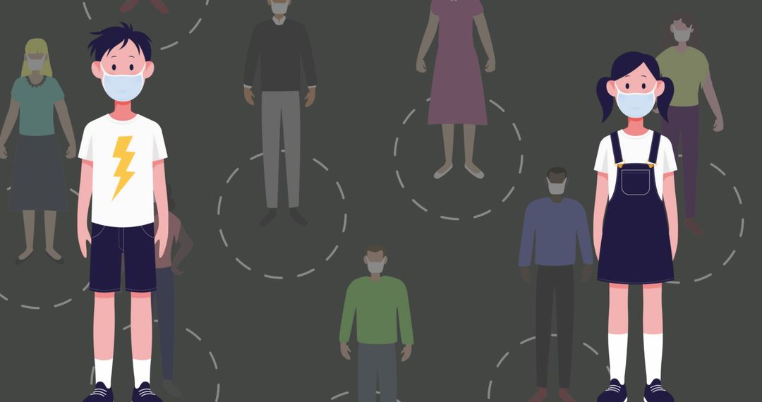 Social Distancing During COVID-19 with Masks and Safe Distance