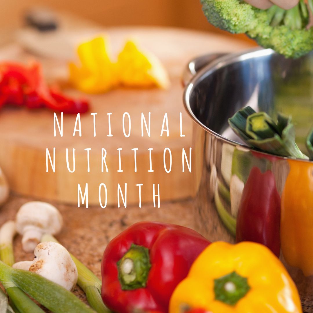 Fresh Vegetables and Cooking Pot Celebrating Nutrition