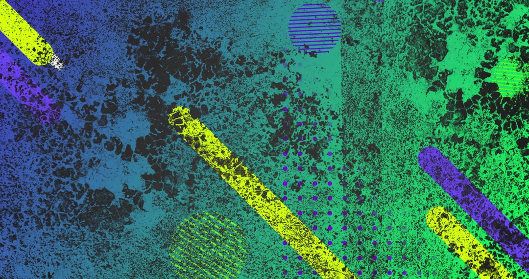 Colorful Abstract Geometric Pattern on Textured Background