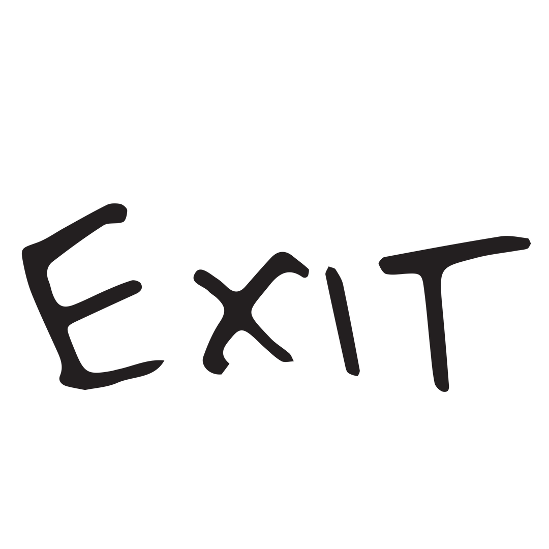 Simple Exit Text on Transparent Background - Download Free Stock Images Pikwizard.com