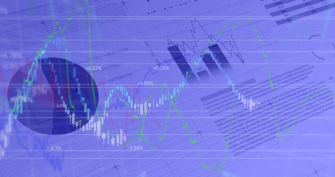 Financial Analysis Charts Data With Global Business Stats