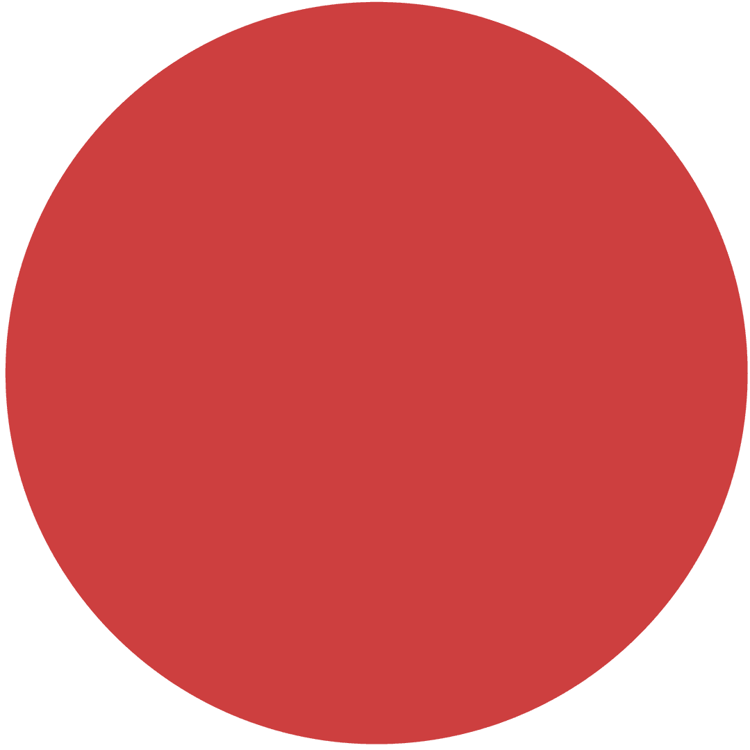 Abstract Isolated Red Dot on Transparent Background
