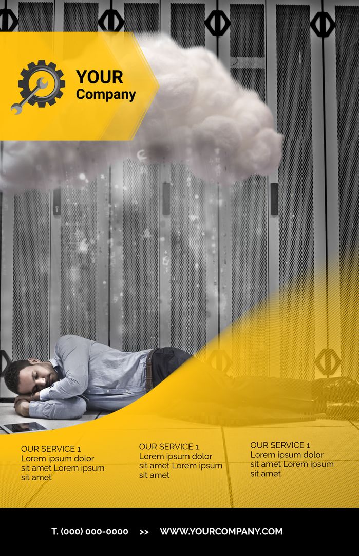 Relaxation and Rest Concept with Man Sleeping Peacefully