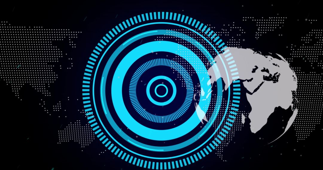 Digital Scan and Global Data Connections Visual