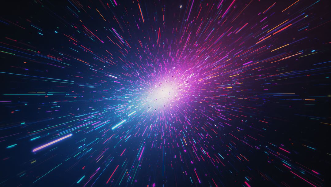 Explosive Neon Burst in Cosmic Hyperspace Tunnels