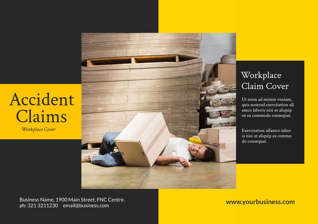 Workplace Accident Insurance Promotion with Fallen Worker