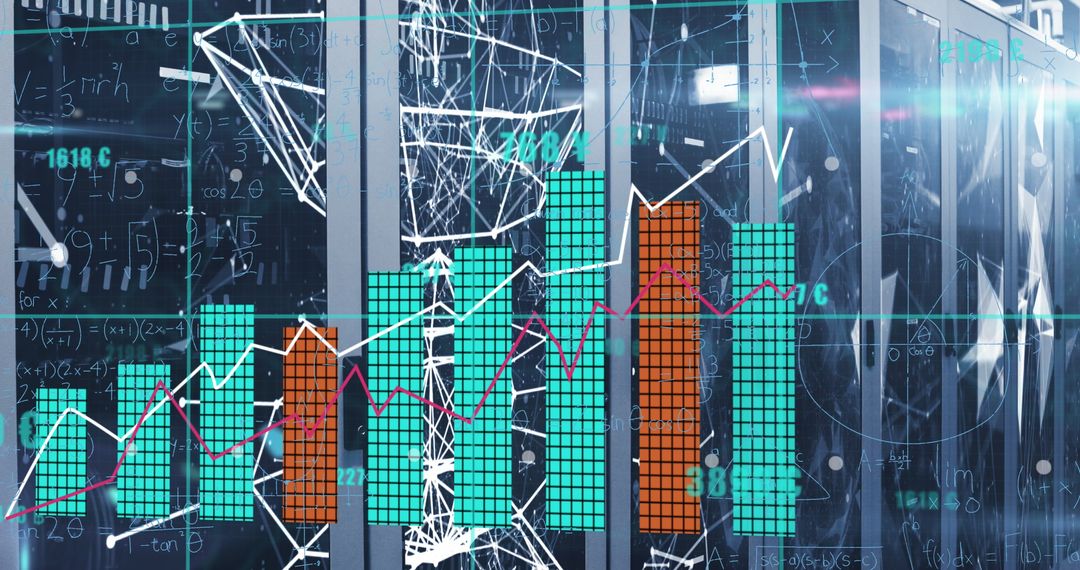 Statistical data and networks on computer servers