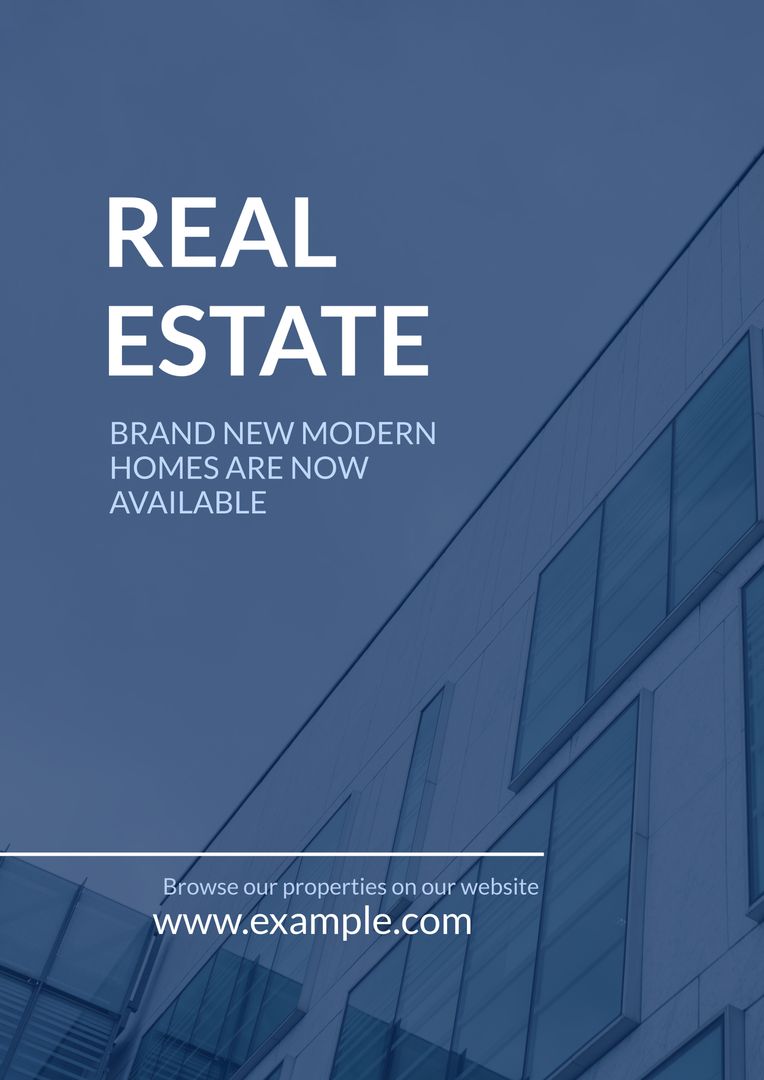Sleek Modern Architecture in Real Estate Promotion
