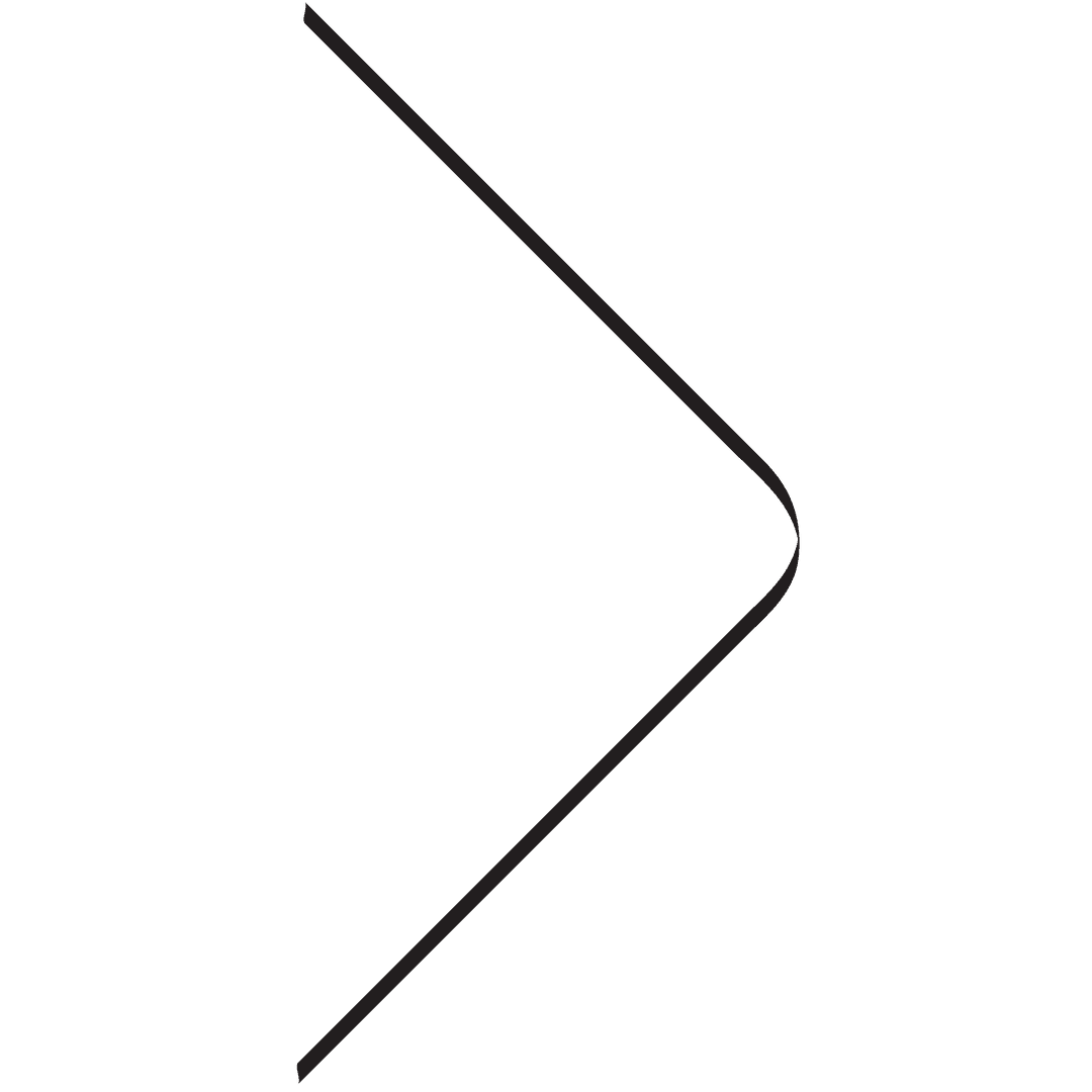 Minimalist Black Arrow on Transparent Background for Graphic Design
