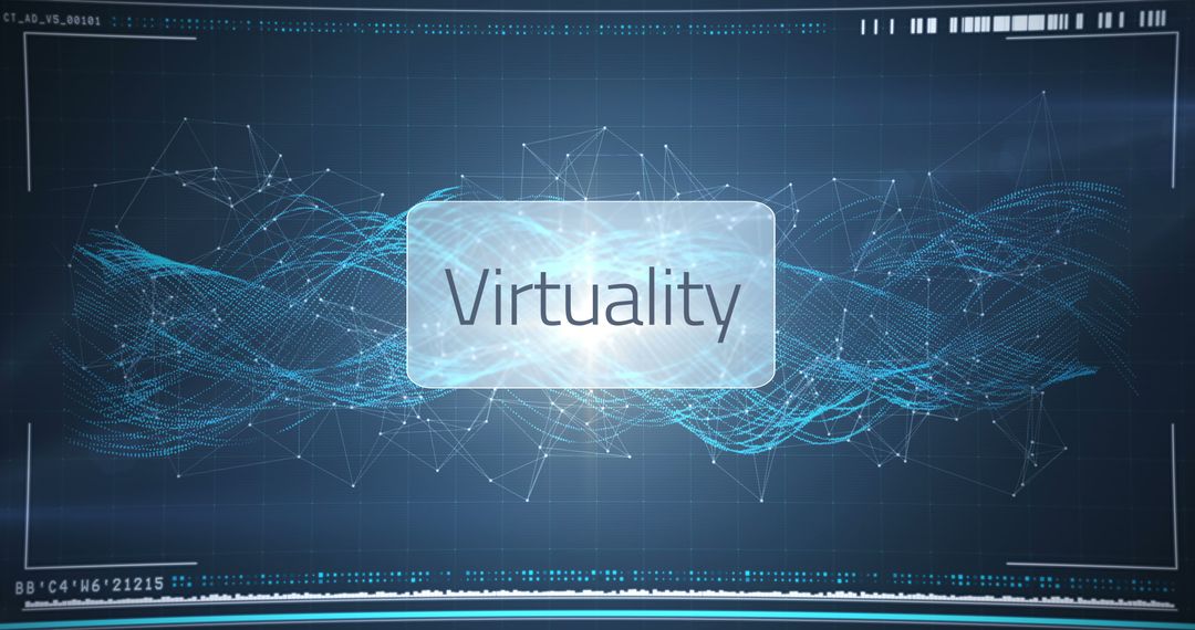 Virtual Digital Interface with Network Data Visualization - Free Images, Stock Photos and Pictures on Pikwizard.com