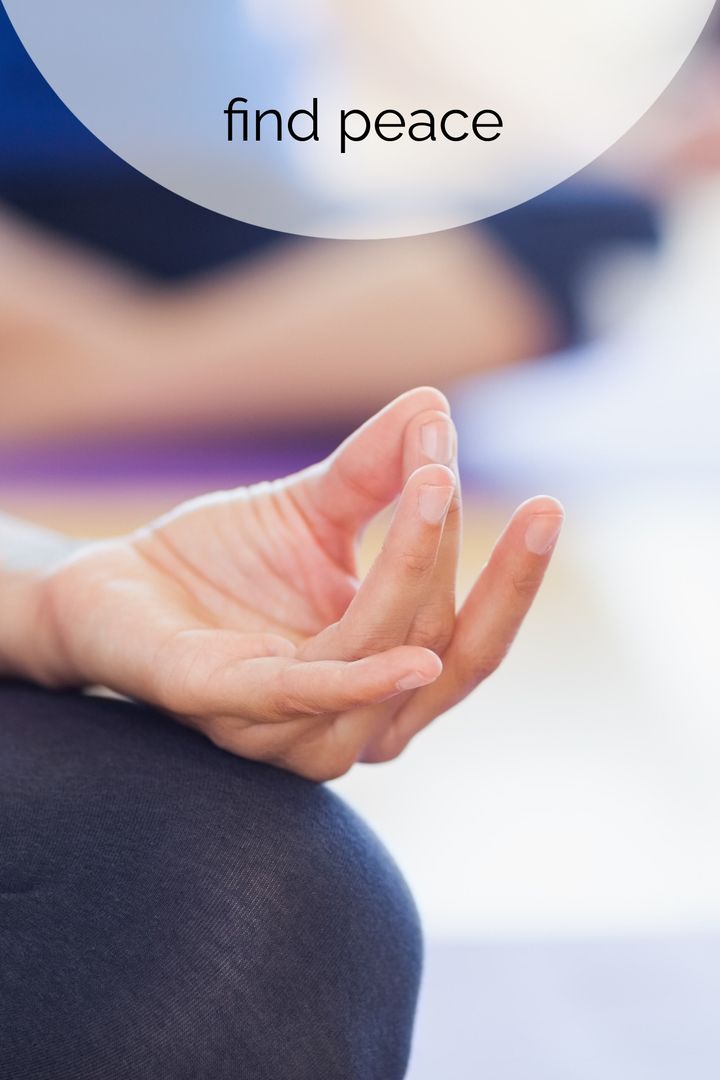 Meditation Hand Gesture Promoting Tranquility and Focus