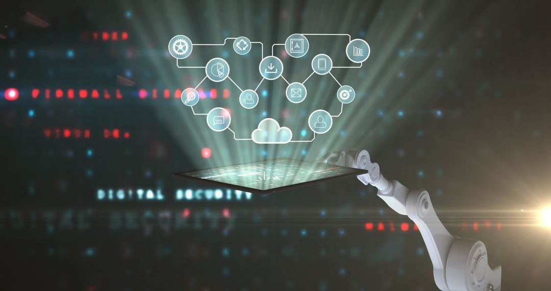 Robot Arm with Digital Network Connections and Cloud Technology