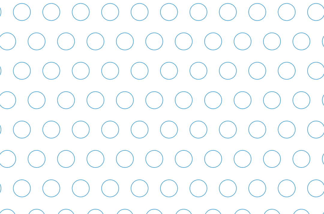 Seamless Blue Circles Pattern on Transparent Background