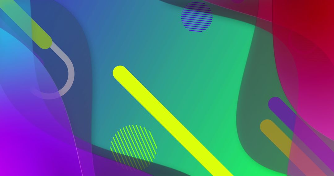 Vibrant Abstract Background with Dynamic Color Shapes