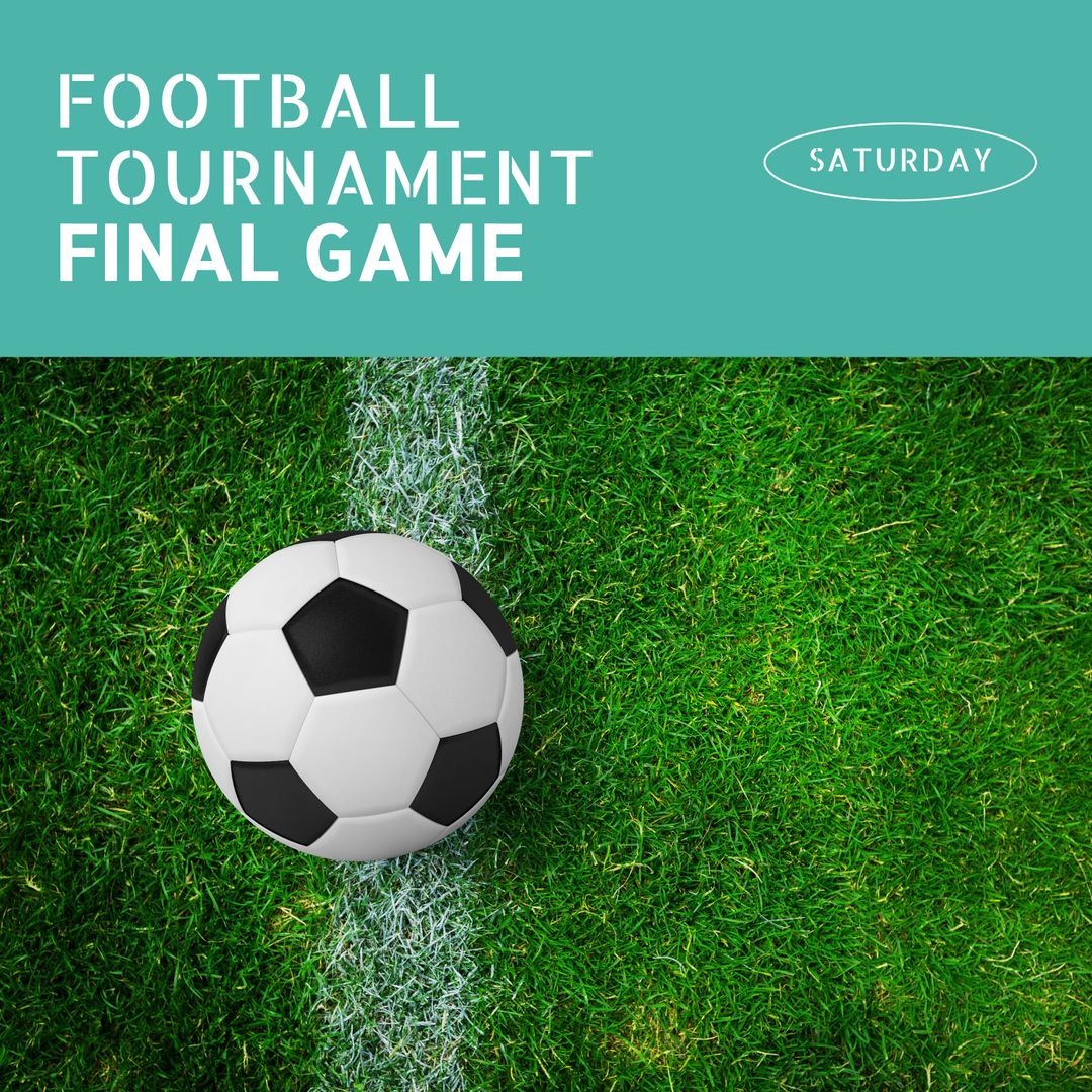 Football Tournament Final Game Announcement