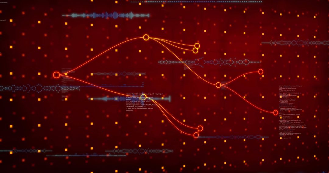 Abstract Network Connections Primary Interface Background
