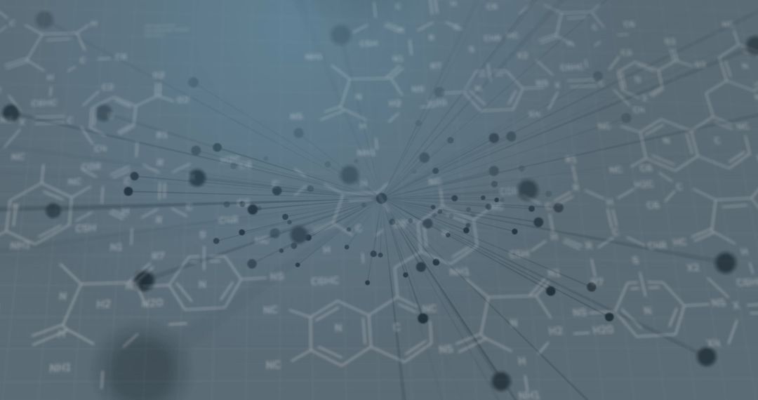 Digital nodes create network over chemical formulas