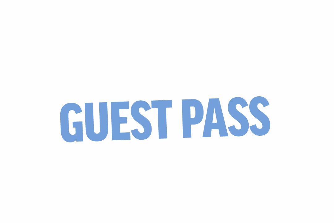Guest Pass Text on Transparent Background, Tourism Concept