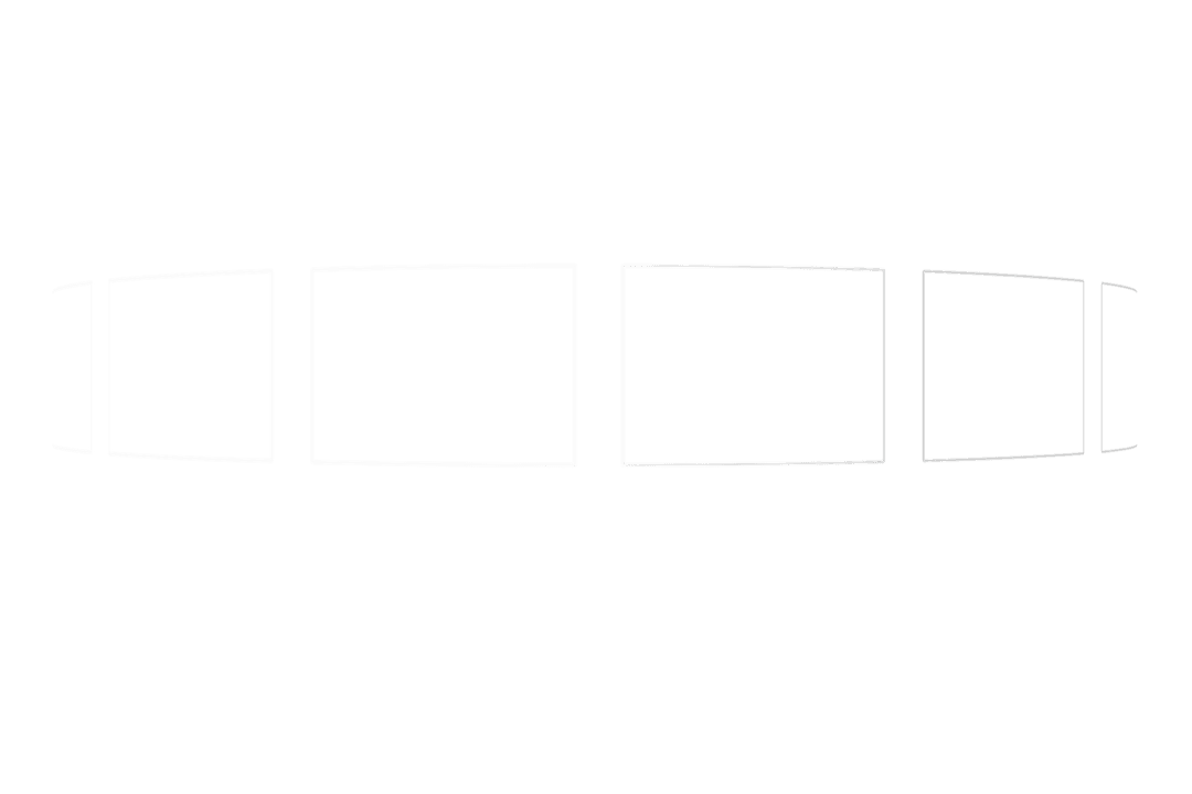 Minimalist Abstract Geometric Shapes on Transparent Background