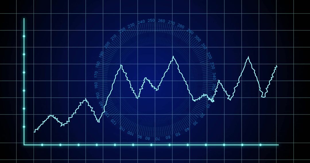 Data Analysis and Growth Chart on Digital Interface