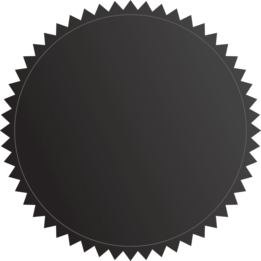 Black Circular Badge with Transparent Background for Text - Download Free Stock Images Pikwizard.com