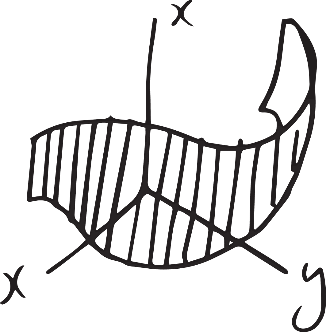 Transparent 3D Geometric Diagram with Letter Annotations