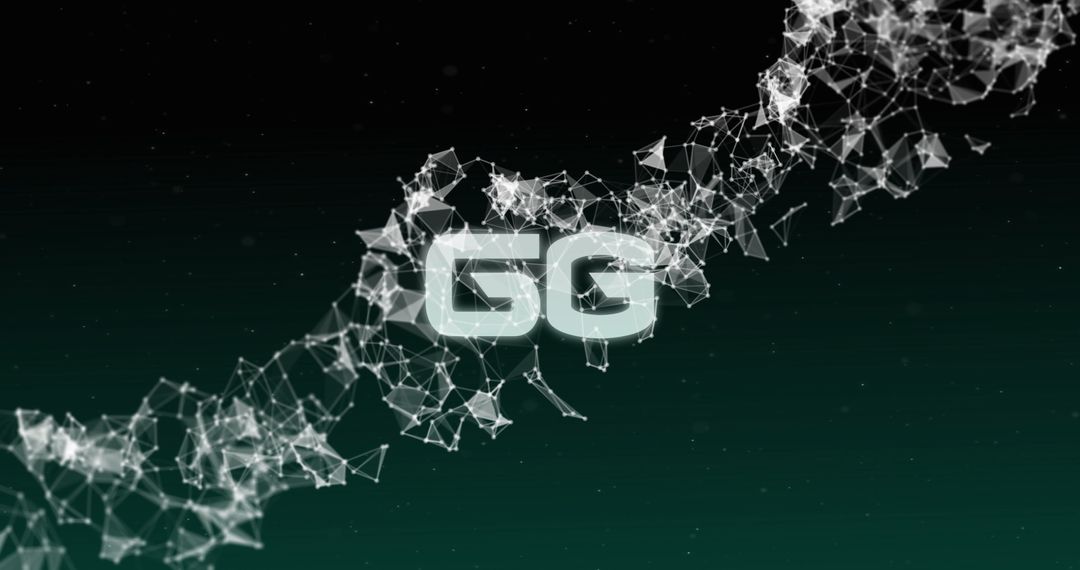 6G Technology with Digital DNA Strand Illustration