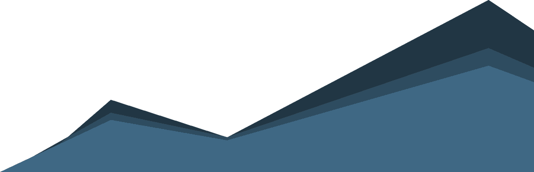 Abstract Blue Shape Overlay on Transparent Background