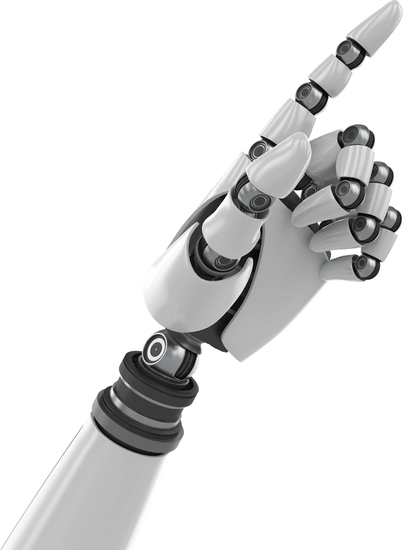 Transparent Robotic Hand with Detailed Finger Movement