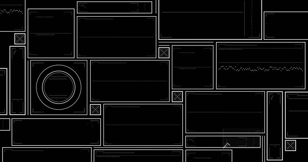 Abstract Digital Interface with Data Streams Across Multiple Screens - Free Images, Stock Photos and Pictures on Pikwizard.com