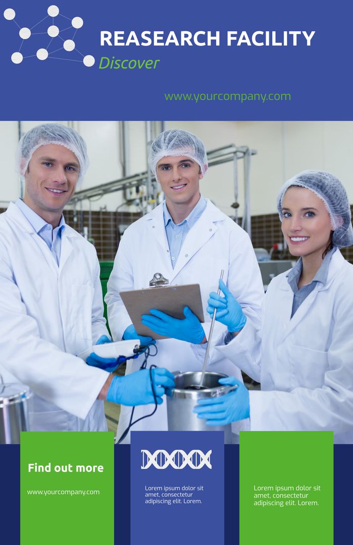 Professional Scientists Conducting Research in Modern Laboratory