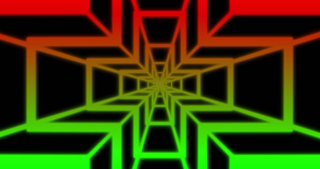 Hypnotic Neon's Geometric Loop for Background Animation