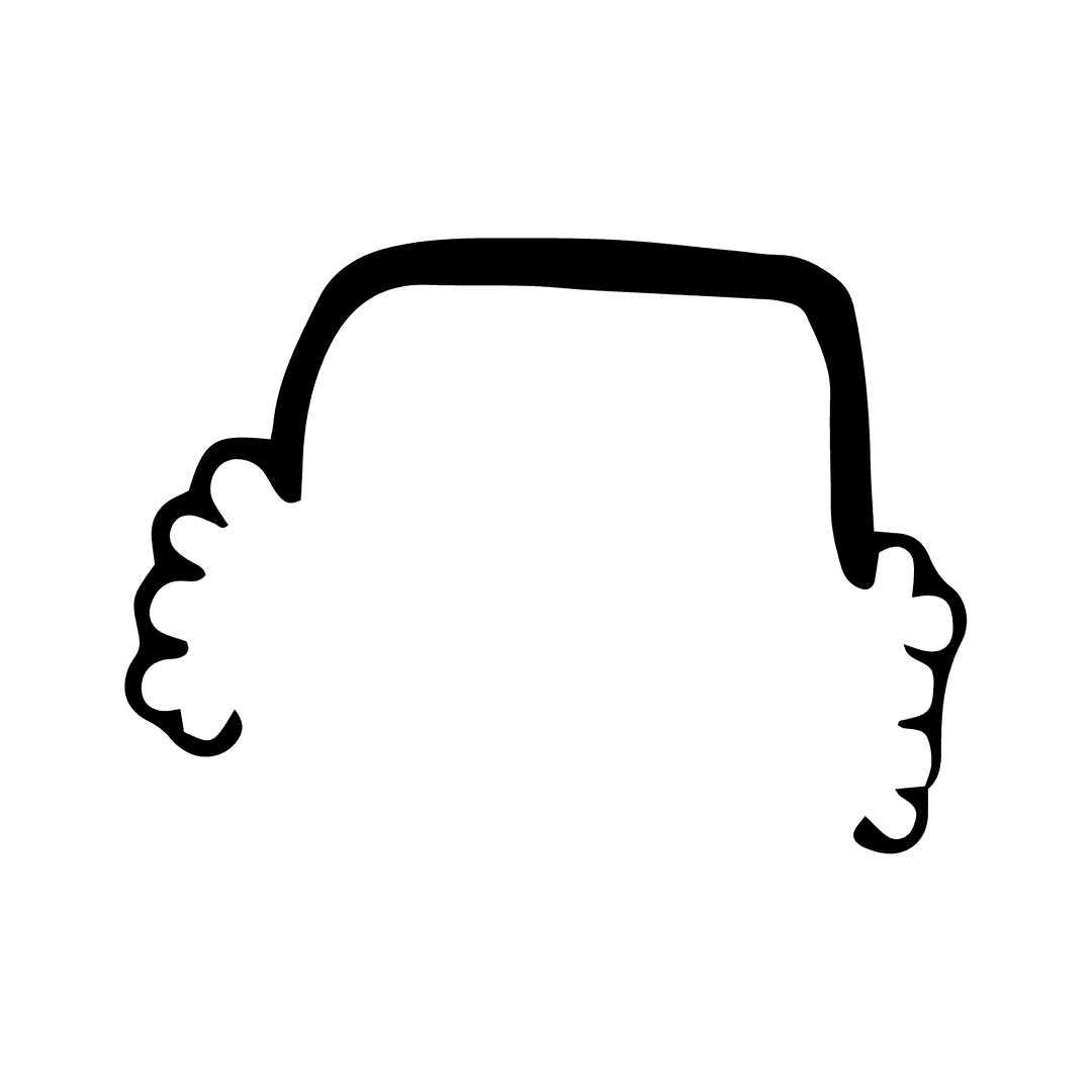 Vector Transparent Ear Muffs Icon on White Background