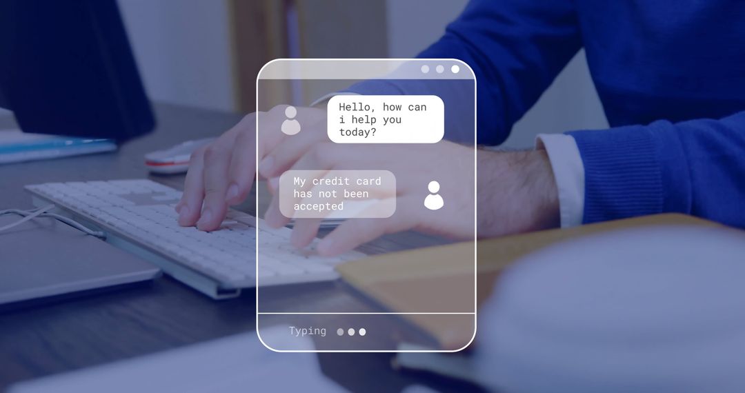 Person Trouble Logging Credit Card Issue with AI Chatbot