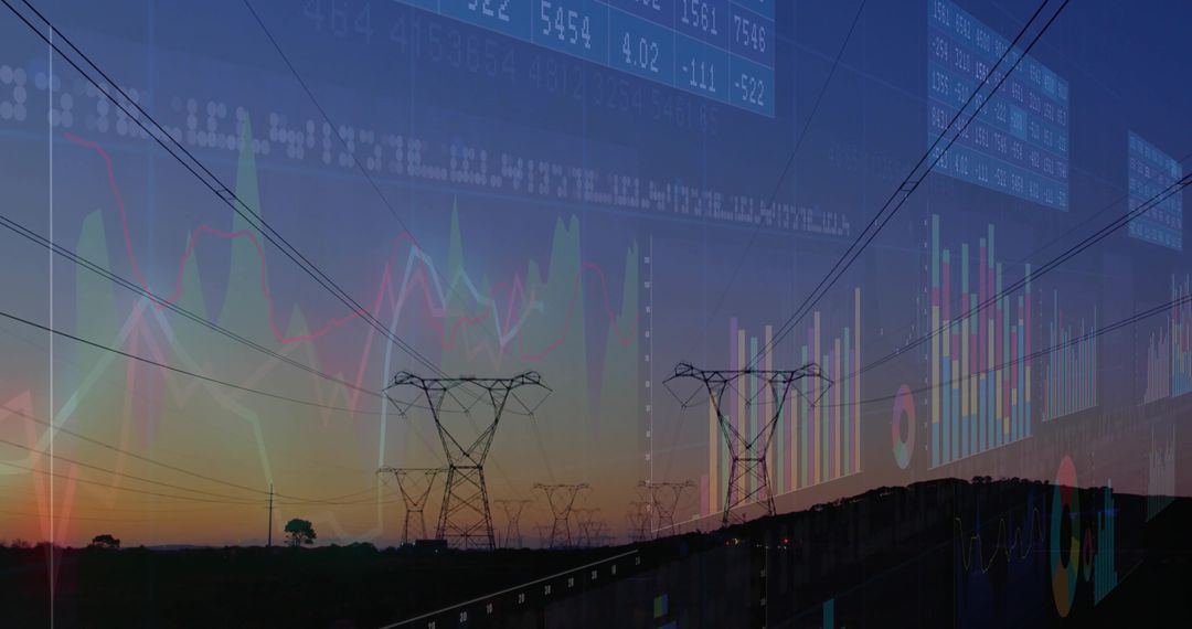 Electricity Transmission Meets Financial Data Analytics at Dusk