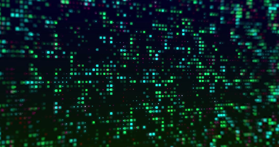 Dynamic Digital Light Dots Background