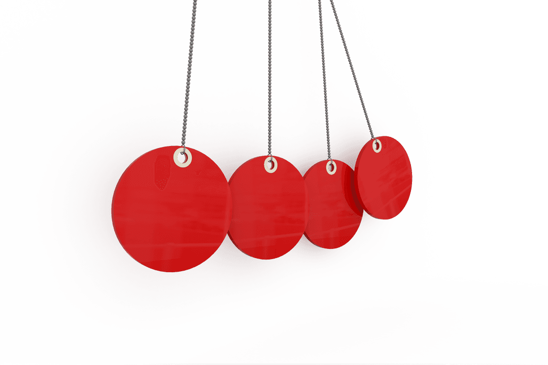 Digital Array of Red Circles on Transparently Layered Background - Download Free Stock Images Pikwizard.com