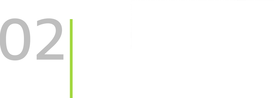 Transparent Textured Number Illustration with Gray and Green Accent