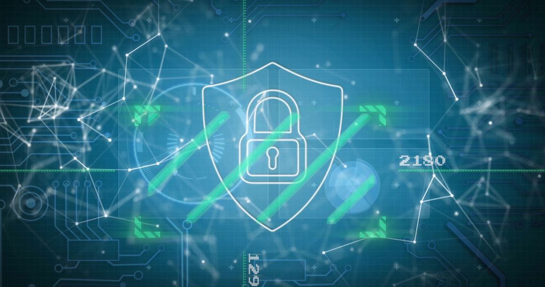 Digital Security and Data Protection Conceptual Banner